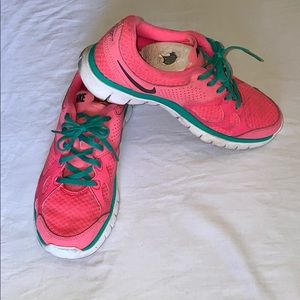 Nike Shoes- pink and teal
